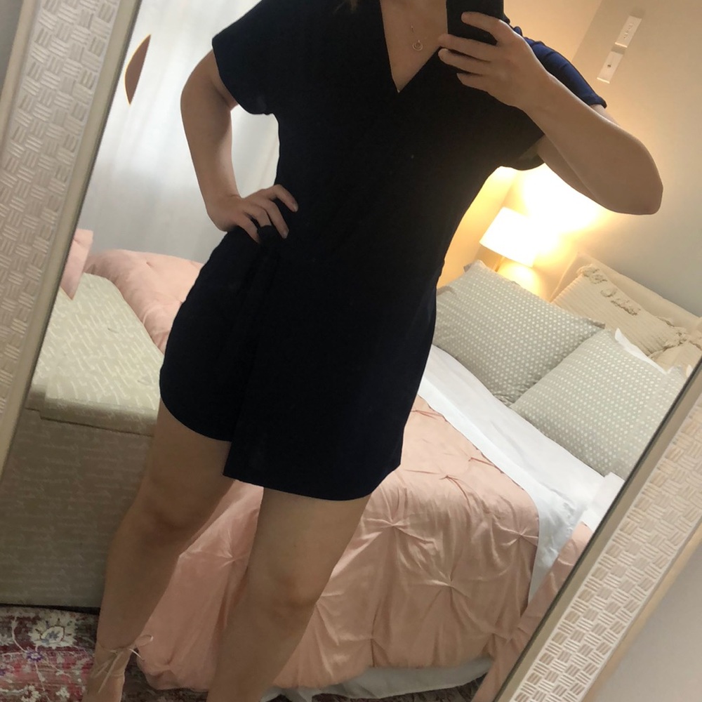 Navy romper
